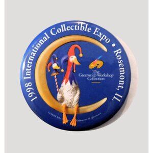 1998 International Collectible Expo Rosemont Illinois Button Greenwich Workshop